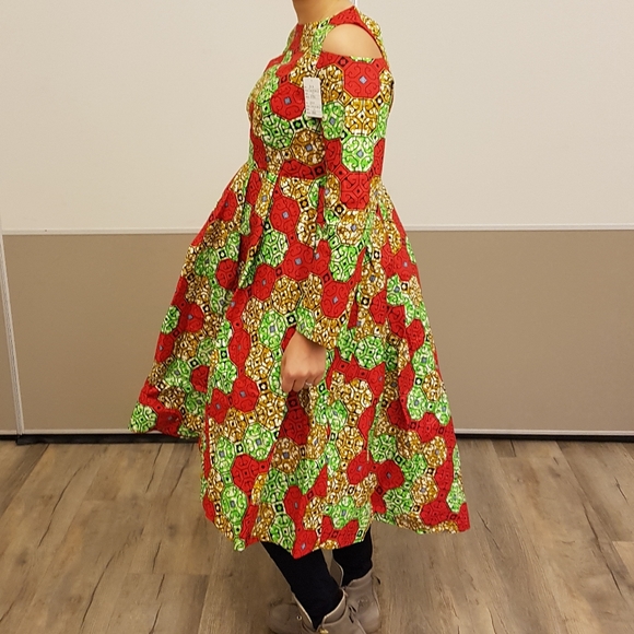 Red hot high low dress - Picture 7 of 8